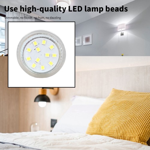 (Cold White 6000K)4PCS MR11 12LED Light Bulb 2W 300LM Spot Light Bulb Double - Picture 9 of 24