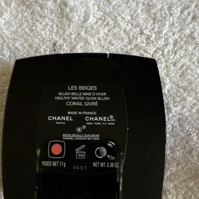 CHANEL Les Beiges Healthy Winter Glow Blush Corail Givré Pressed