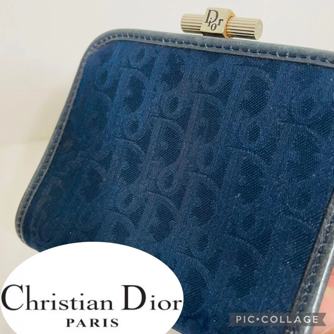 Portefeuille porte monnaie Christian Dior petite pochette trotteur équipé de gama