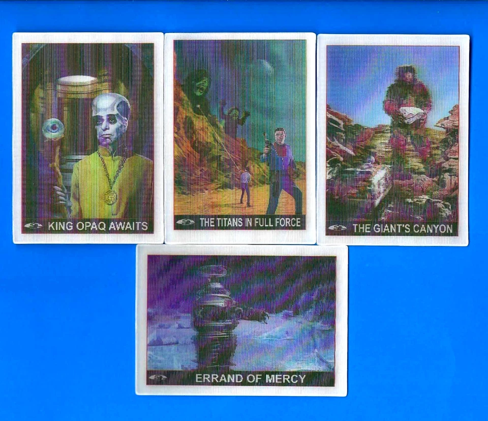 2024 Lost in Space Cards THE INITIAL ADVENTURES COMPLETE 3D LENTICULAR SET OF 4 - Image 2 of 3