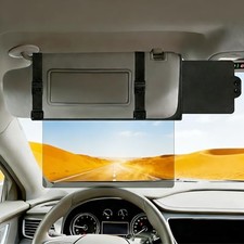 Sun Visor Extender for Car,Sun Blocker with Anti-Glare PC Sunshade
