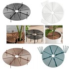 Effective 4PC Flower Pot Cover for Soil Shielding and Moisture Control