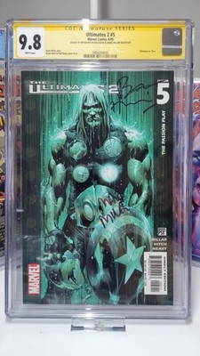The Ultimates 2 #5 (2005) CGC Signature Series (Mark Millar & Bryan Hitch) 9.8