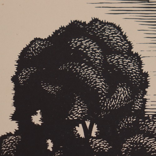 Herschel C Logan Prairie Print Maker Woodcut House Summer Calm Kansas California - Picture 9 of 17