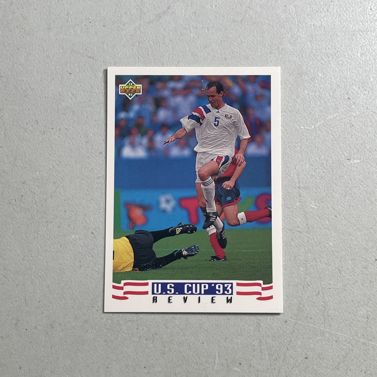 1993 Upper Deck World Cup USA 94 #137 U.S. Cup '93 Review Thomas Dooley