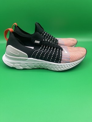 Nike React Phantom Run Flyknit 2 Mens Running Shoes DQ7647 001 SZ 8