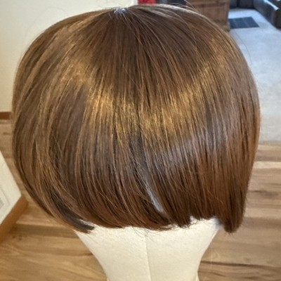 Nature Loose Wavy Hair Topper One Piece Clip in Hairpiece 4  Brown 145