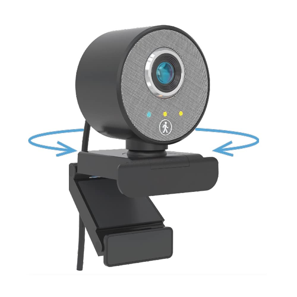 Midland Follow-U Webcam C1522, webcam girevole dal design elegante per Smart Wor