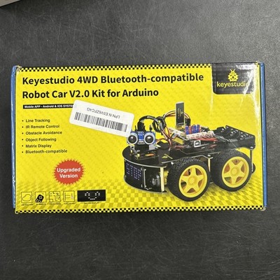 Keyestudio 4WD Bluetooth-compatible Robot Car V2.0 Kit for Arduino #8-4
