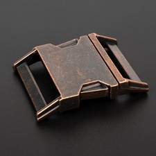 Country Brook Design® 1 1/2In Contoured Antique Copper Side Release Buckles50 Pk