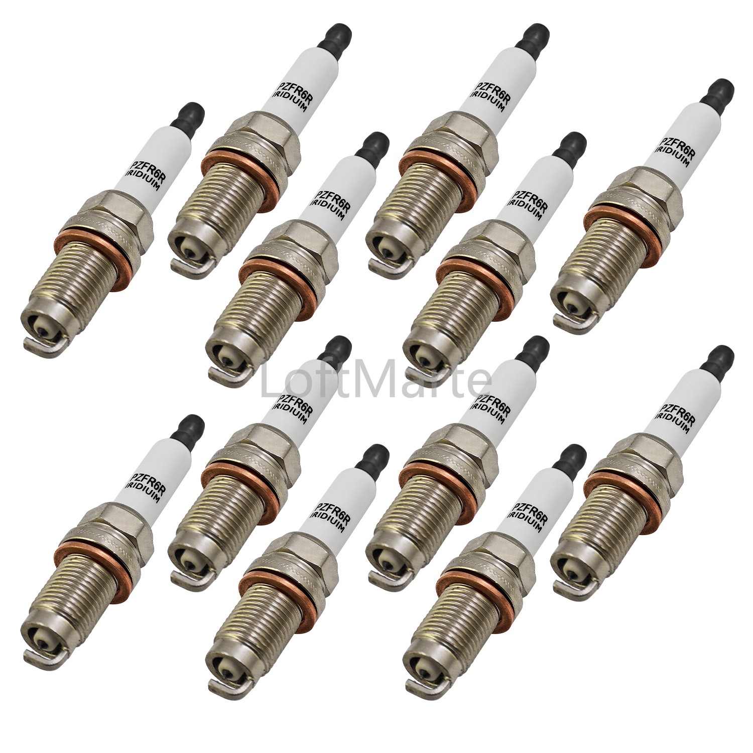 12 PCS Spark Plug 101905600B For 2004-10 Bentley Continental Gt Gtc Flying Spur