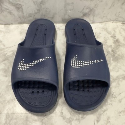 Nike Victory One Slides Mens 13 Navy Shower Comfort Athletic Recovery  Sandals