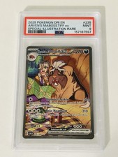 Pokémon TCG Arven's Mabosstiff ex Destined Rivals SIR Holo EN PSA 9