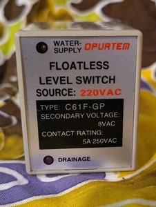 1pc C61F-GP 8 Pin Liquid Level Relay Floatless Relay Water Level Control Pump...