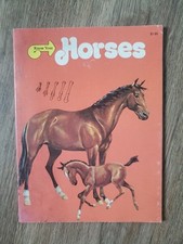 Vintage ▪︎ 1977 ▪︎ KNOW YOUR HORSES Book by Toni Webber Rand McNally ▪ Softcover