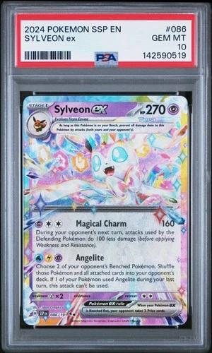 2024 POKEMON SSP EN-SURGING SPARKS #086 SYLVEON EX PSA 10