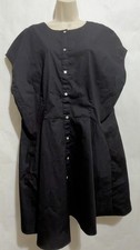 H&M Womens Black Sleeveless and Collarless Dress size XL
