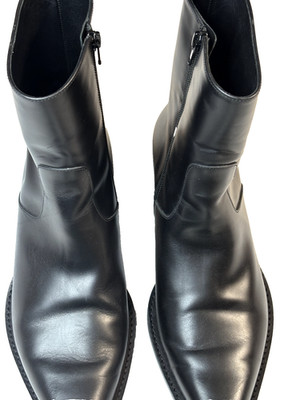 Bottega Veneta Men s Black Ripley Leather Boots Size 41 1/2