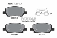 Bremsbelagsatz FÜR Hyundai I10 III (AC3, AI3) - Textar 2652801