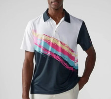 CHUBBIES Men's Tennis Champ Golf Performance Polo Shirt Size L NWT 59.50