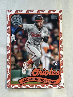 Jackson Holliday 2024 Topps Japan Edition MLB 89J-30 Koi Parallel Baseballkarte