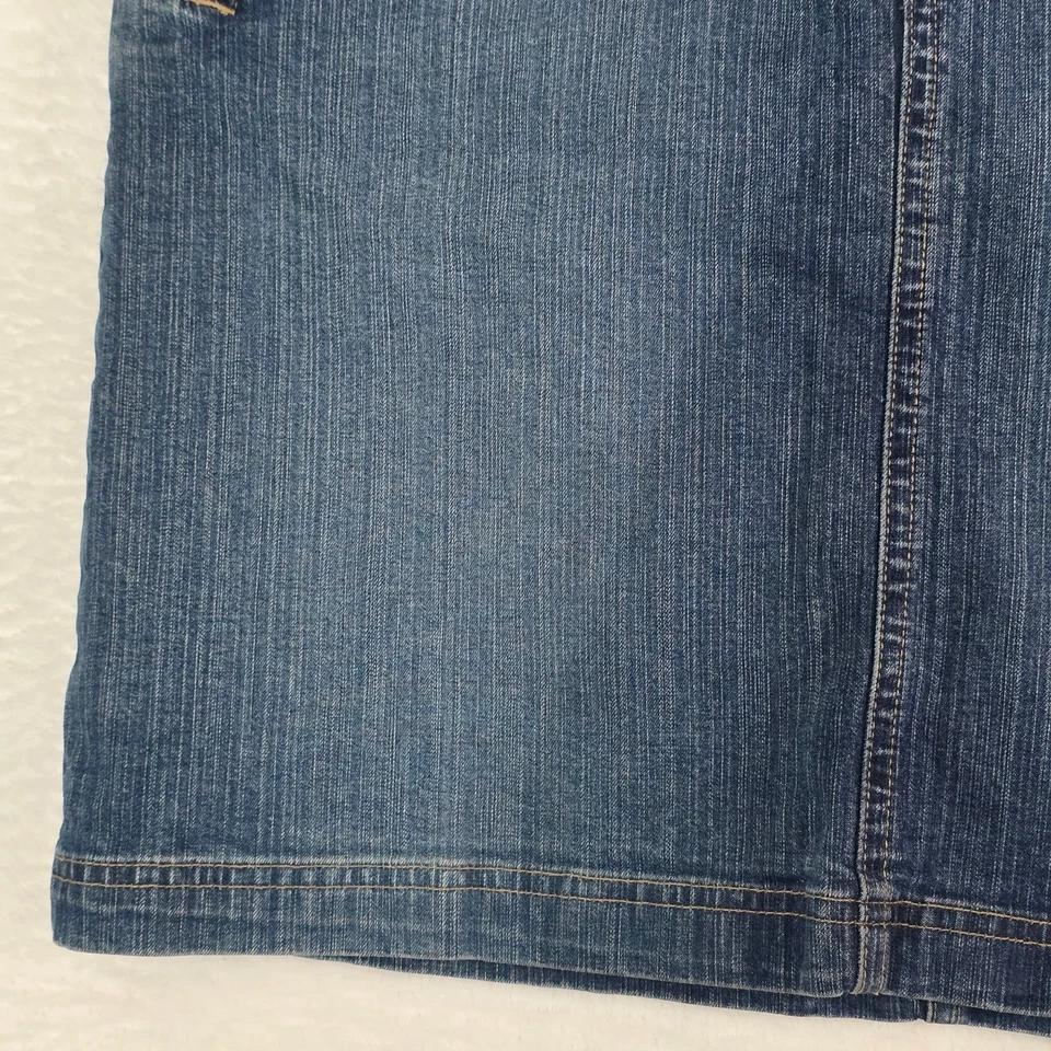 Falda lápiz vaquera elástica Covington lavado medio, talla 10 Foto 4 de 4