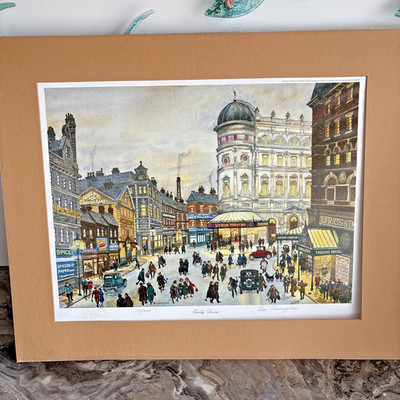 CK289: George Cunningham Art Print Sheffield ''Early Doors'' Signed Ltd Ed
