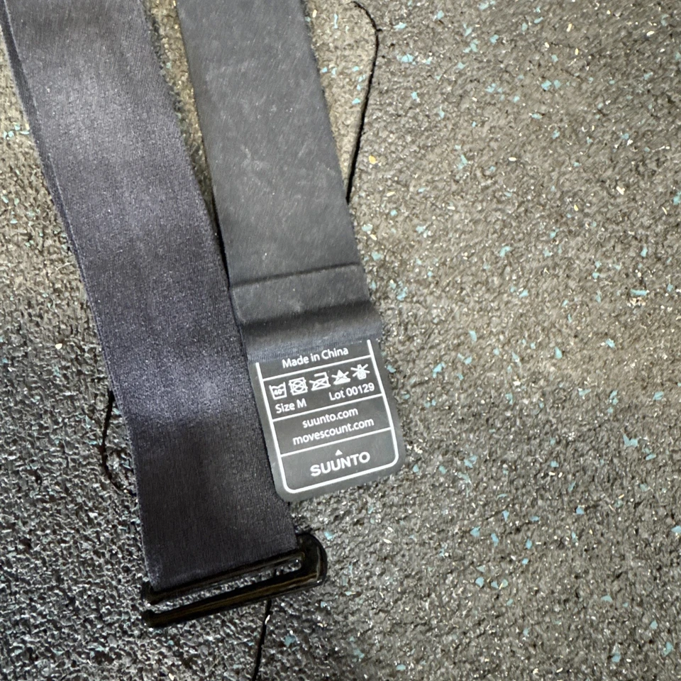 Cinturón de frecuencia cardíaca media Suunto correa cómoda correa para el pecho sin probar Foto 2 de 2