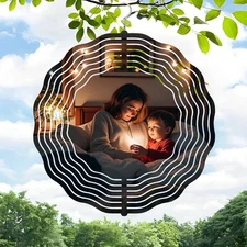 Elegant Metal Hanging Wind Spinners & Chimes - Unique Garden Decor  Intricate 