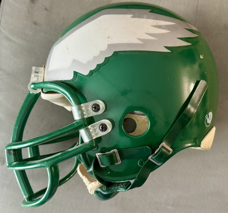 Philadelphia Eagles Game Worn Riddell Helmet