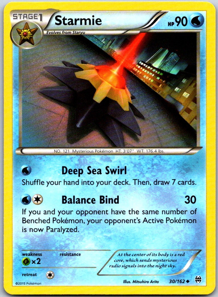 Starmie 30/162 XY - BREAKthrough Uncommon -NM