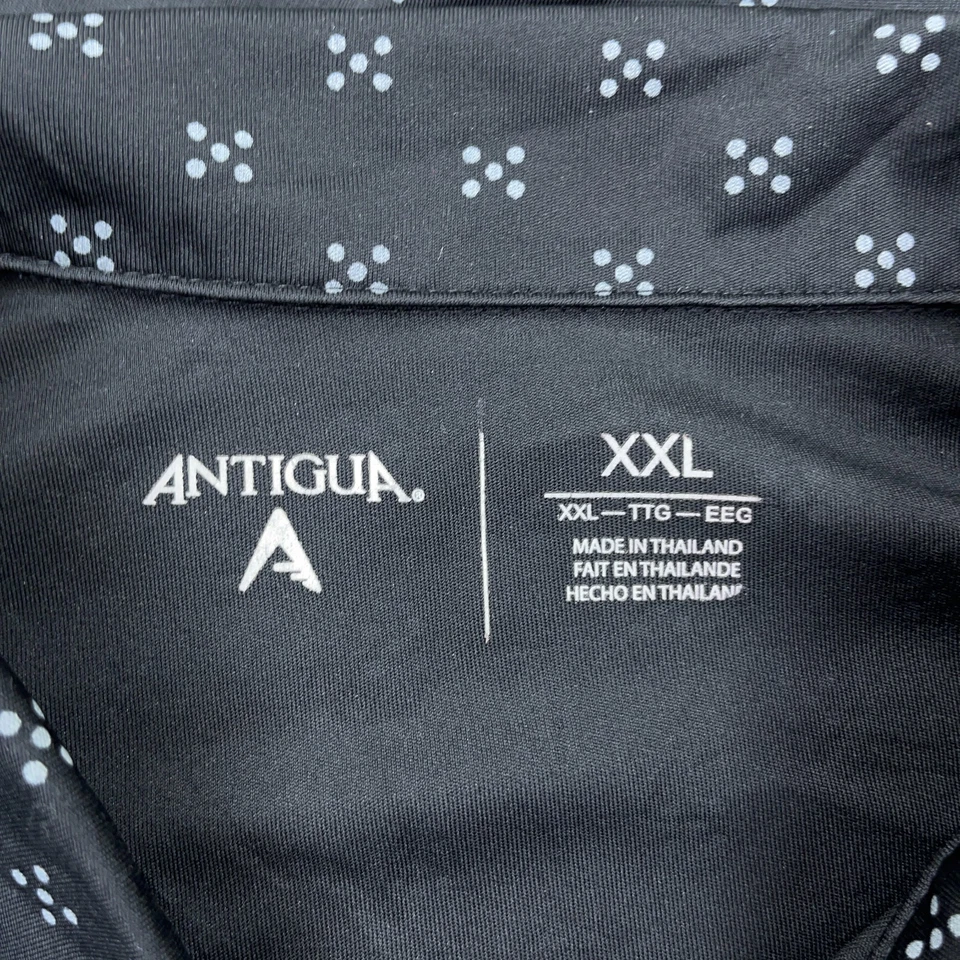 辛辛那提孟加拉虎 Polo 衫男式 XXL 2XL 黑色斑点性能几何图案 — 第 4/4 张图片