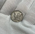 1936 D Mercury Silver Dime VF+ 90% Silver 10c Very Fine I278
