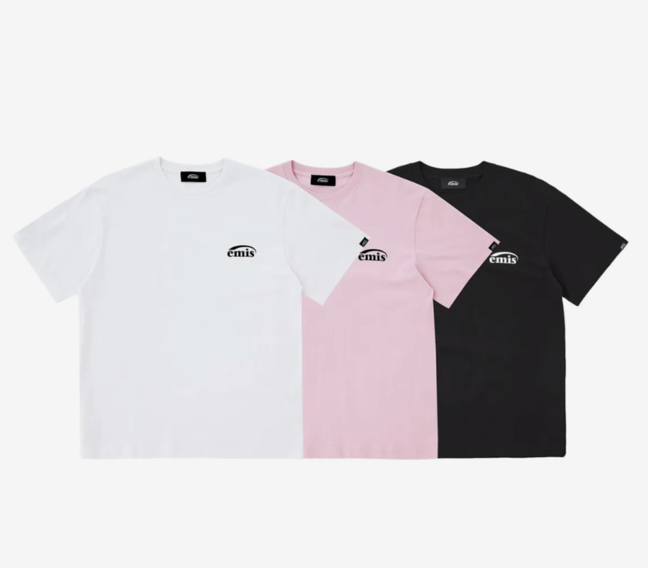 EMIS Korea Brand 3Pack T-Shirts Set Unisex Casual Lifestyle Sports Top Tee NWT 19090₽