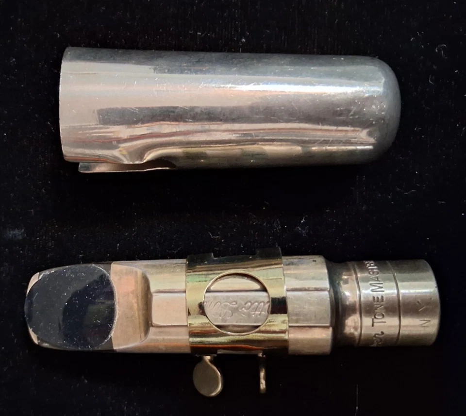Otto Link 9* Super Tone Master Saxo Tenor Boquilla Metal De Colección Foto 4 de 4