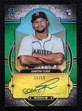 2024 Topps Triple Threads Rookie Emerald 34/50 Jonatan Clase #RA-CLA Auto 0ou7