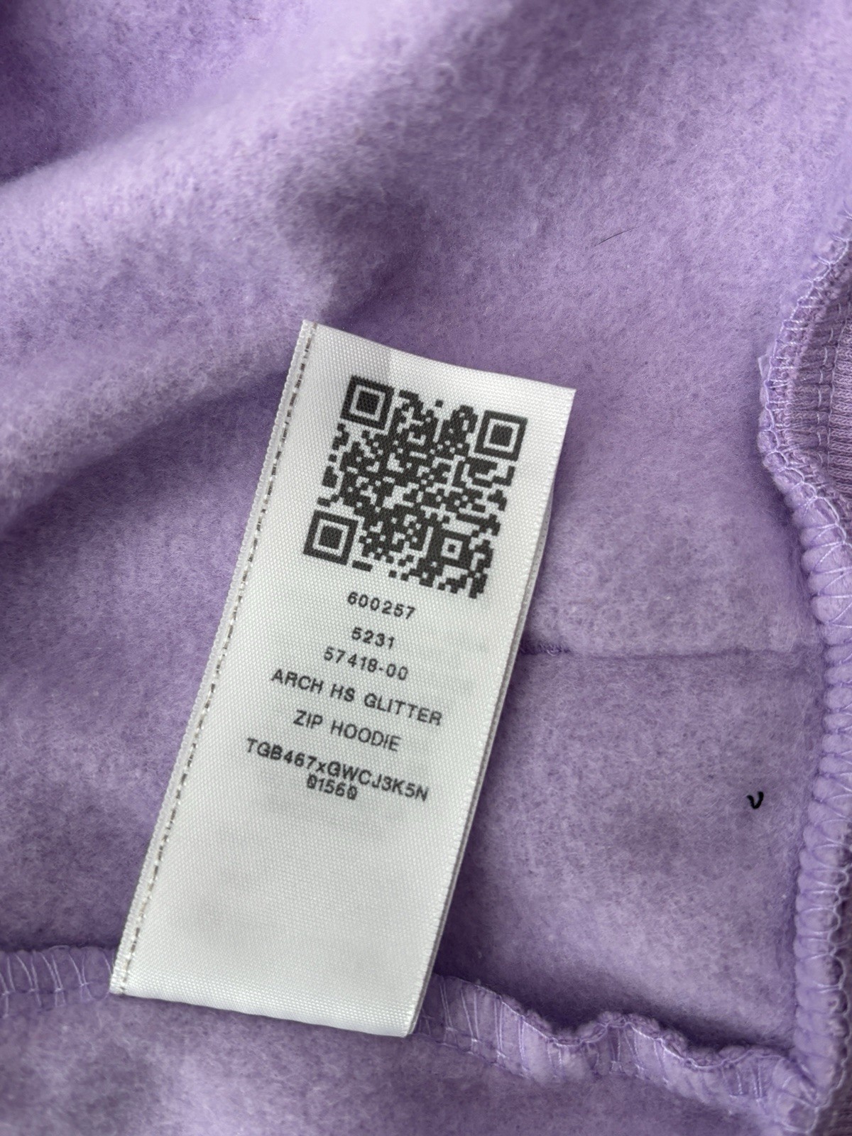 Women’s Medium True Religion Lilac Crystal Horseshoe Medium Zip Hoodie thumbnail 9