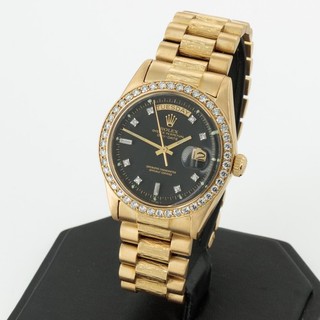 Men's Rolex Day Date Bark Ref.#1807 36mm Diamond Dial & Bezel W259792 1
