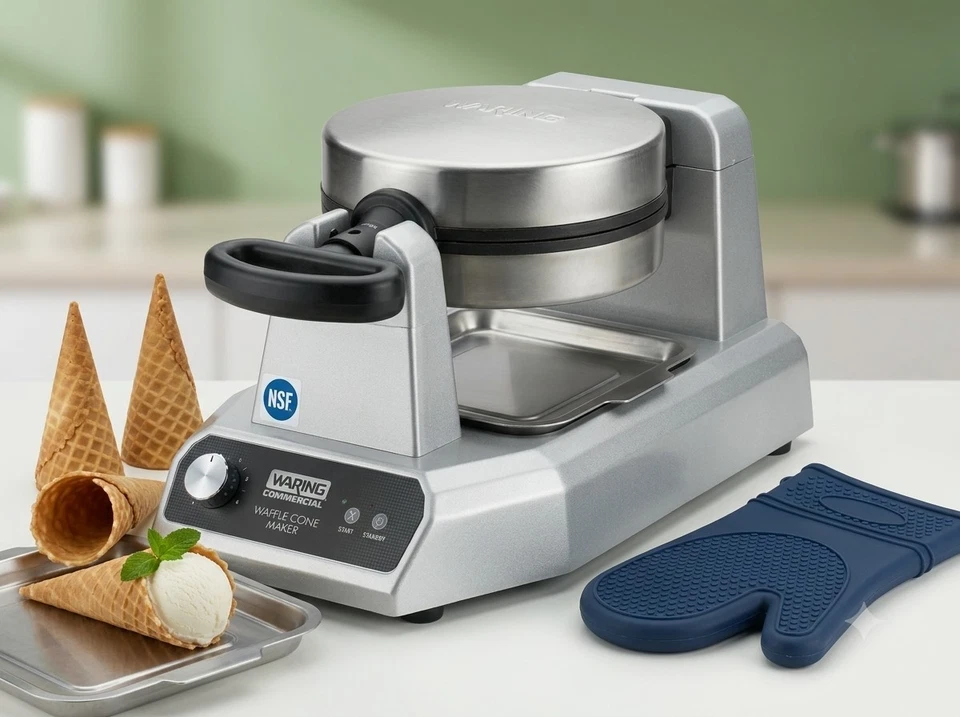 Waring Commercial WWCM180 Profi Waffeleisen Schwerlast, NSF, 1200W - Bild 1 von 4