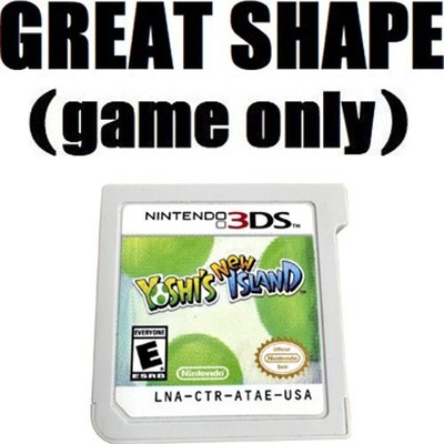 NINTENDO 3DS Yoshi's New Island (2014) XL 2DS authentic game disk cartridge only