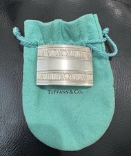 Tiffany co Sterling Silver 925 Atlas Roman Numeral Belt Buckle