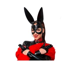 Mumbobyswim Women Cat Bunny Leather Masks Masquerade Mask for C... FAST USA SHIP