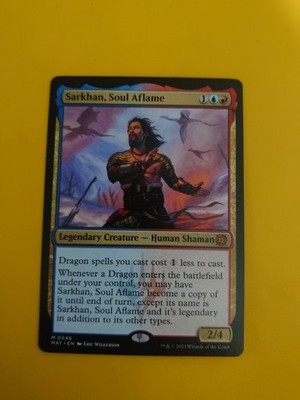 Sarkhan, Soul Aflame Human Shaman Mythic MAT M0046 MTG Karte.