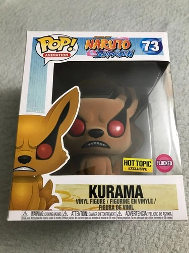 Funko Pop! Naruto Shippuden - Kurama (Flocked) #73 6 inch - Hot Topic Exclusive