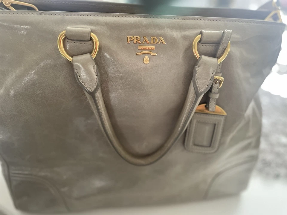 Prada Vitello Shine Tasche Damen Echtleder - Bild 3 von 4