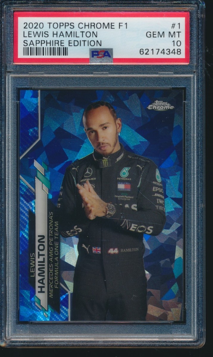 その他 2020 topps f1 sapphire Lewis Hamilton PSA 10 LEWIS HAMILTON 2020 Topps Chrome Sapphire F1 Formula