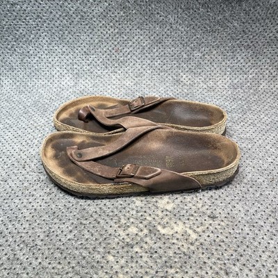 Birkenstock Adria Brown Leather Sandals Size 7 Women s