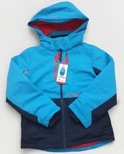 Dakine boys Snow Jacket Hooded Medium 10/12 Ski Water Wind Resistant Blue