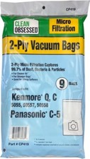Micro Filtration Vacuum Bags, 36-Pack For Kenmore 5055/50558 ,Also Panasonic C-5