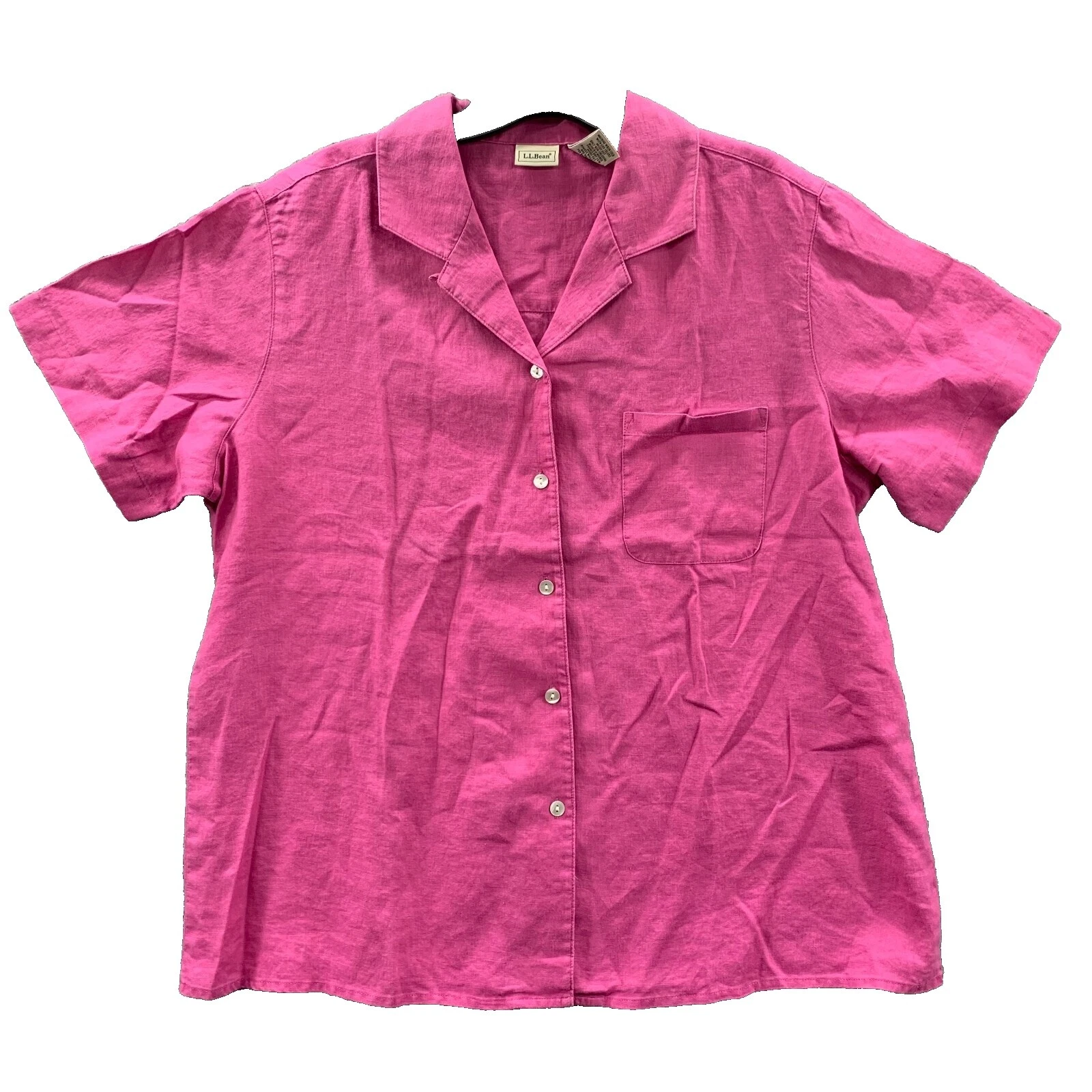 Blusa de Lino L.L. Bean para Mujeres
